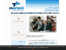 Tablet Screenshot of mariani-immobiliare.it